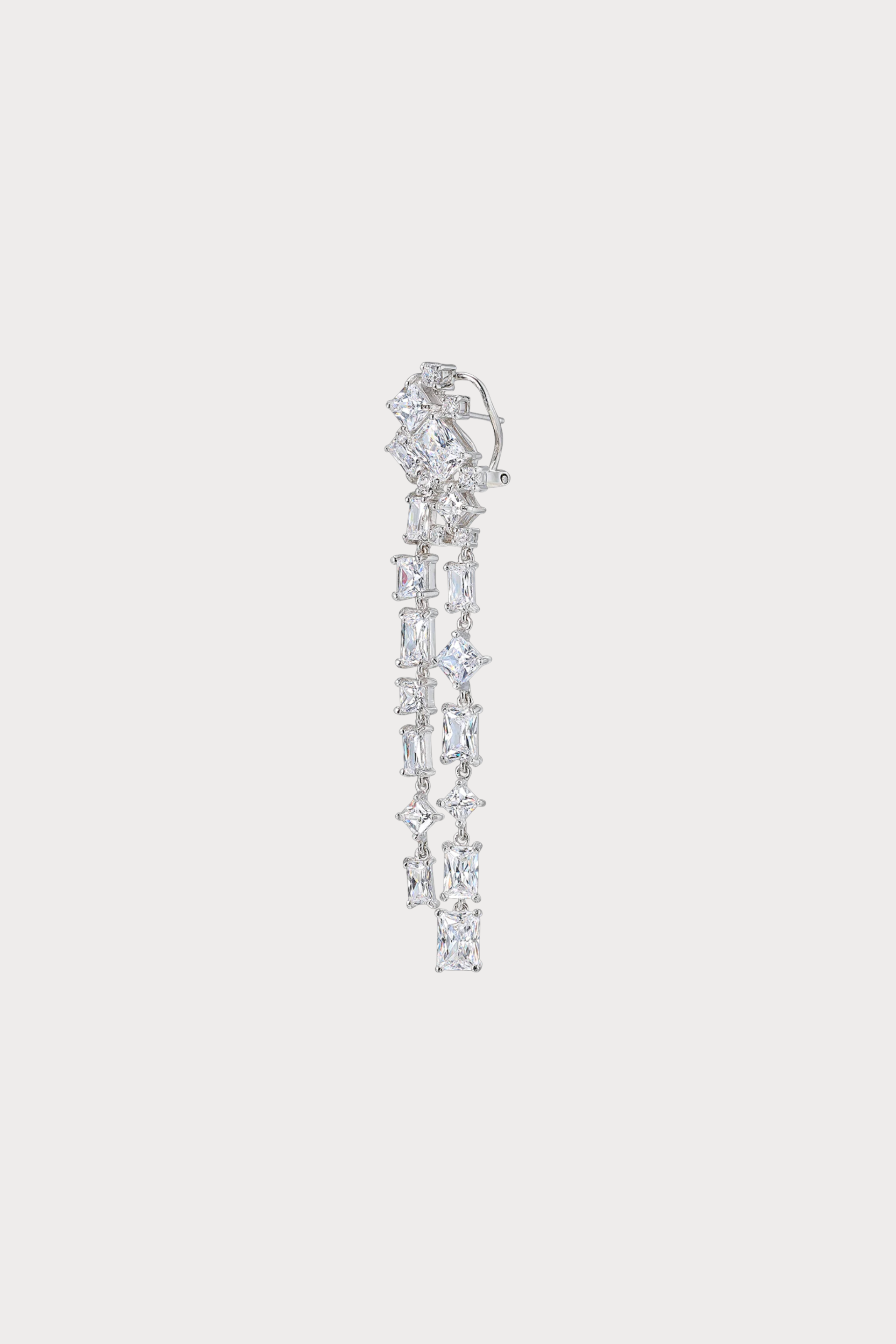 Mini Diamond Cascade Earrings