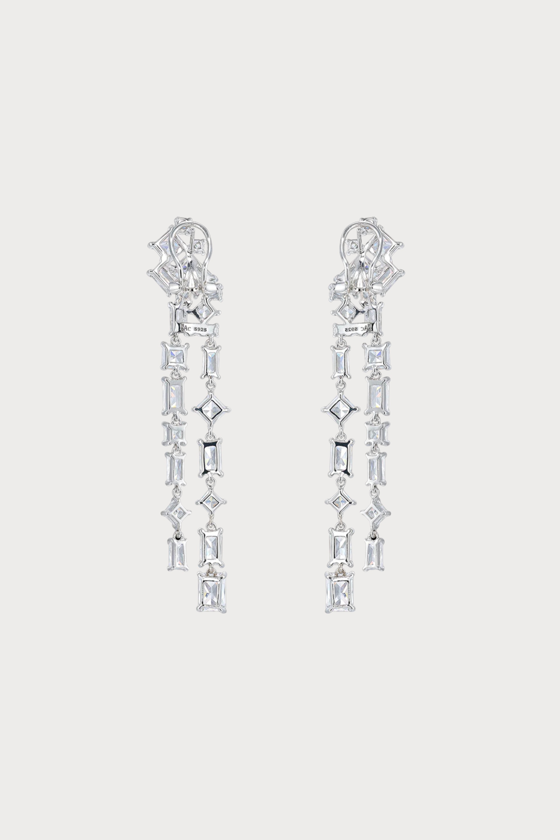 Mini Diamond Cascade Earrings