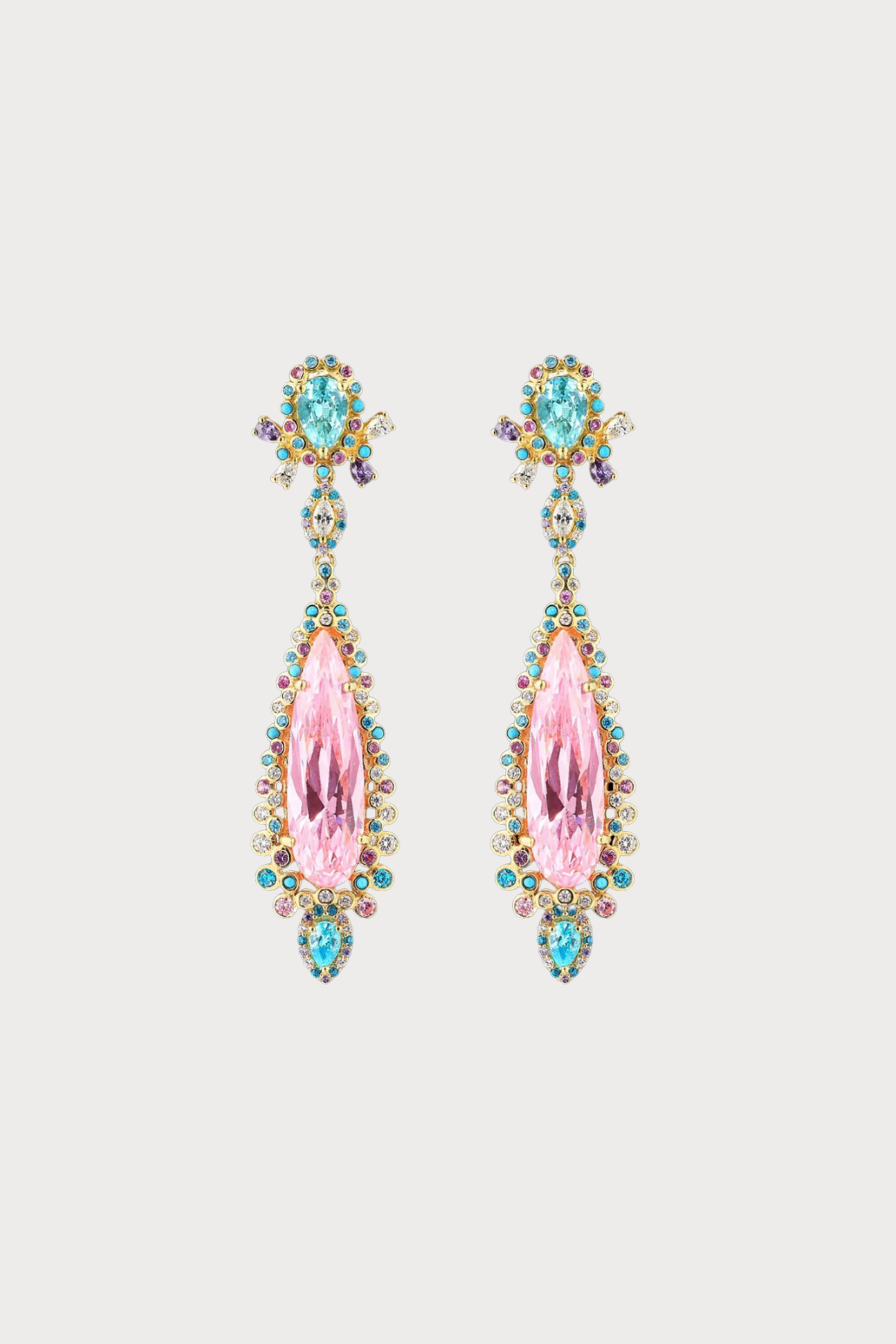 Blush Tigerlily Earrings