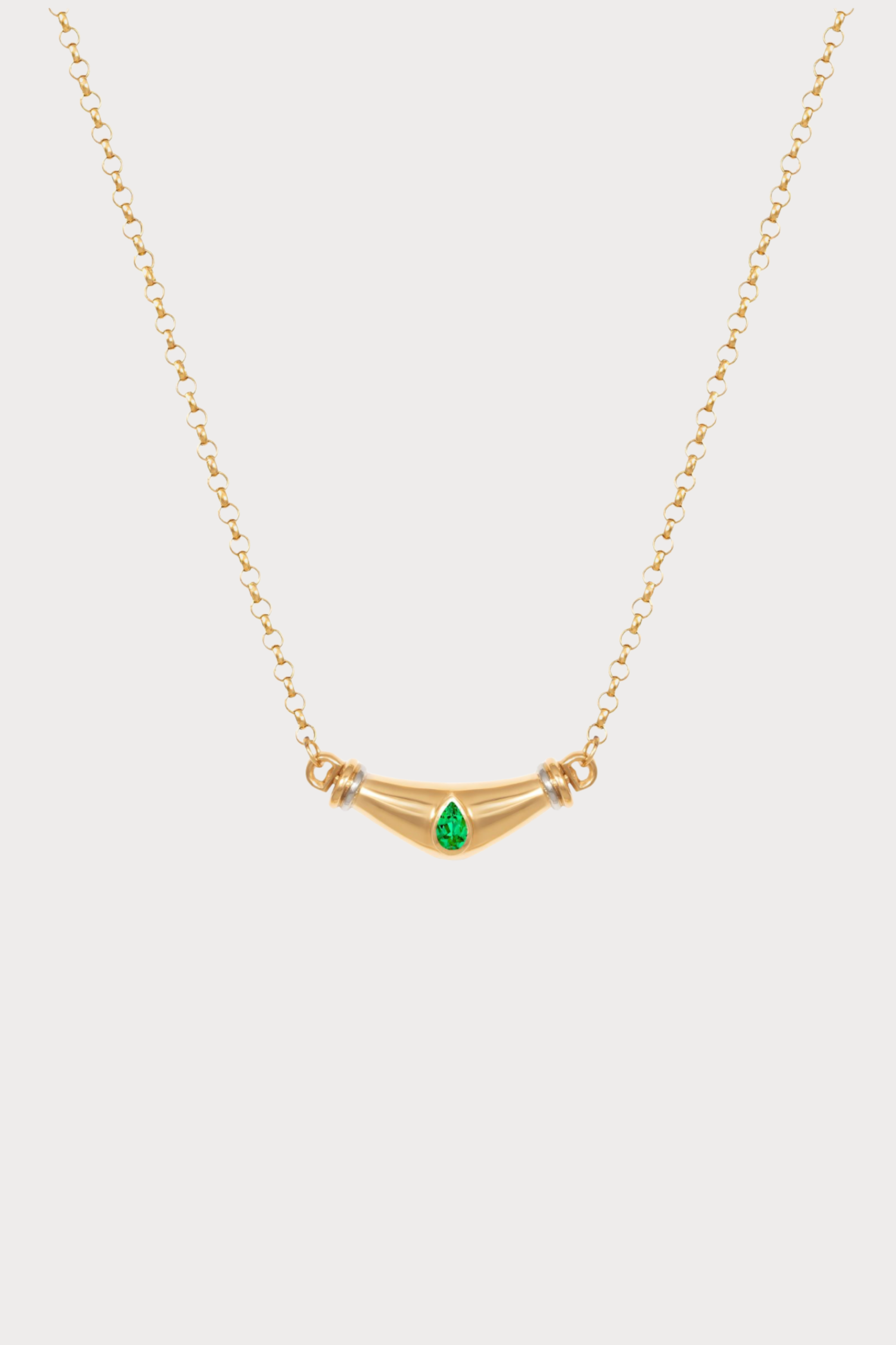 Diamond Pear Karma Necklace