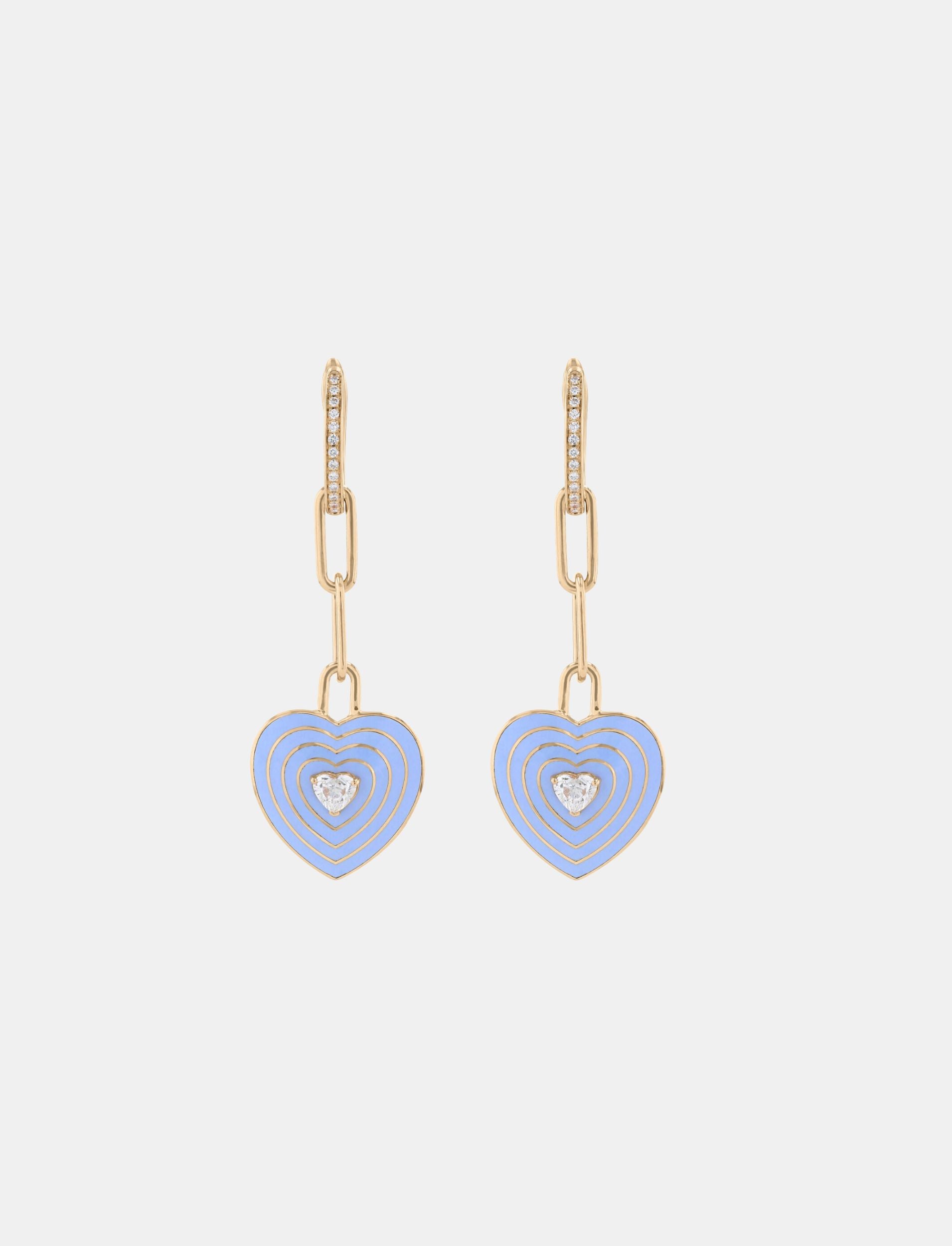 Lilac Wonder Hearts Earrings