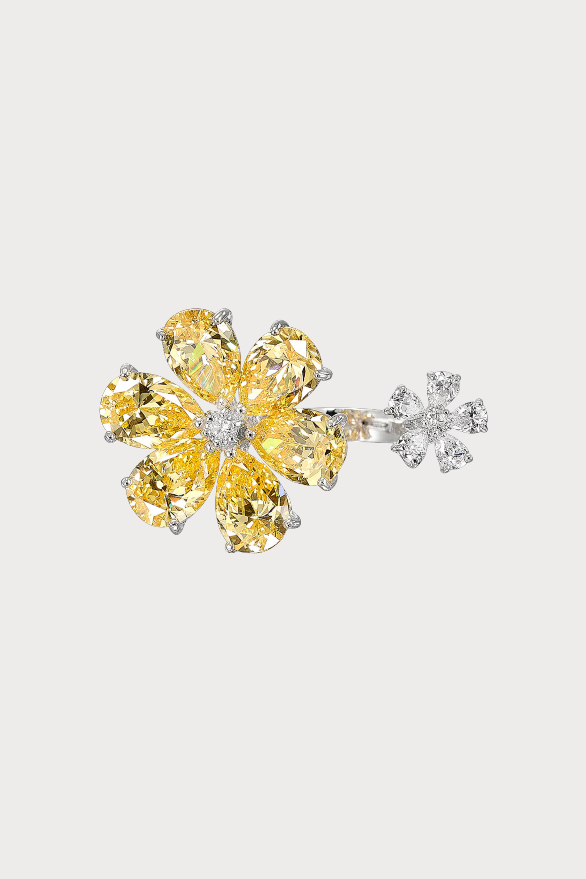 Daisy Diamond Marguerite Rings