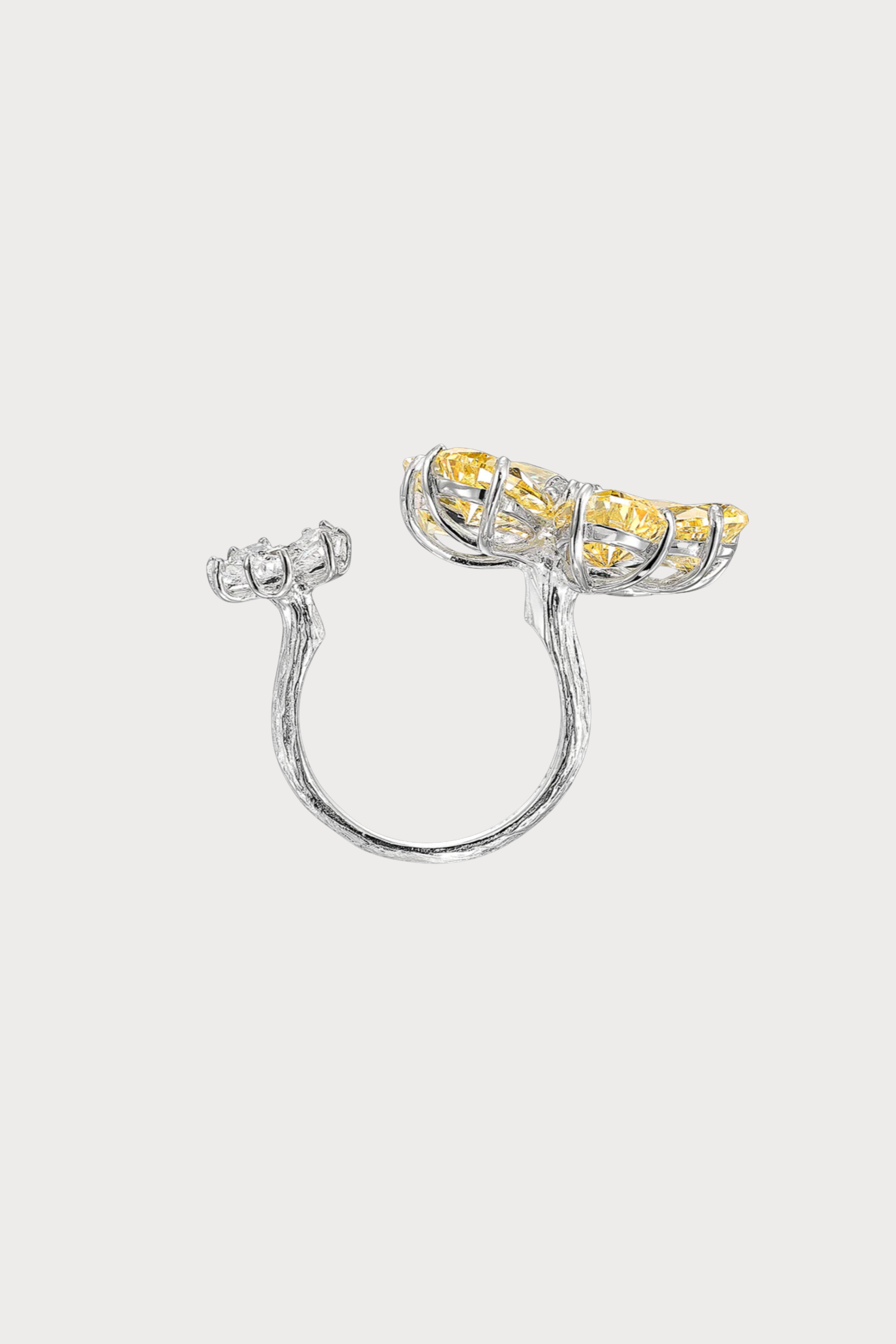 Daisy Diamond Marguerite Rings