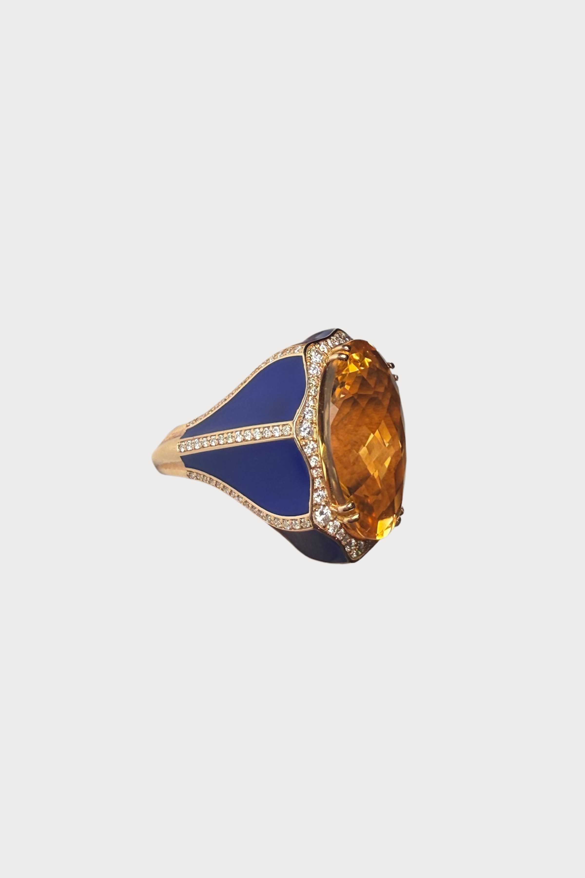 Citrine Cocktail Ring