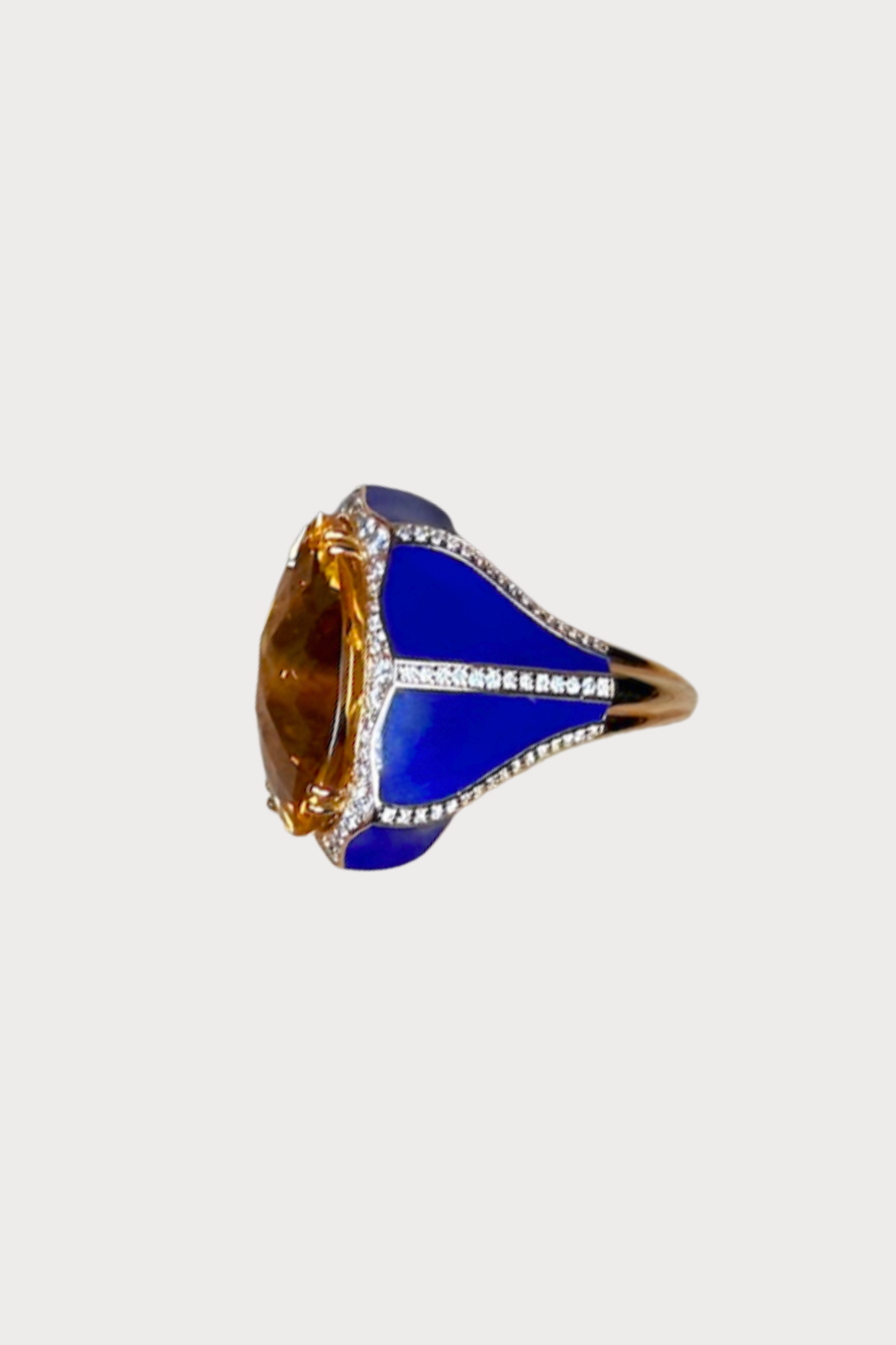 Citrine Cocktail Ring
