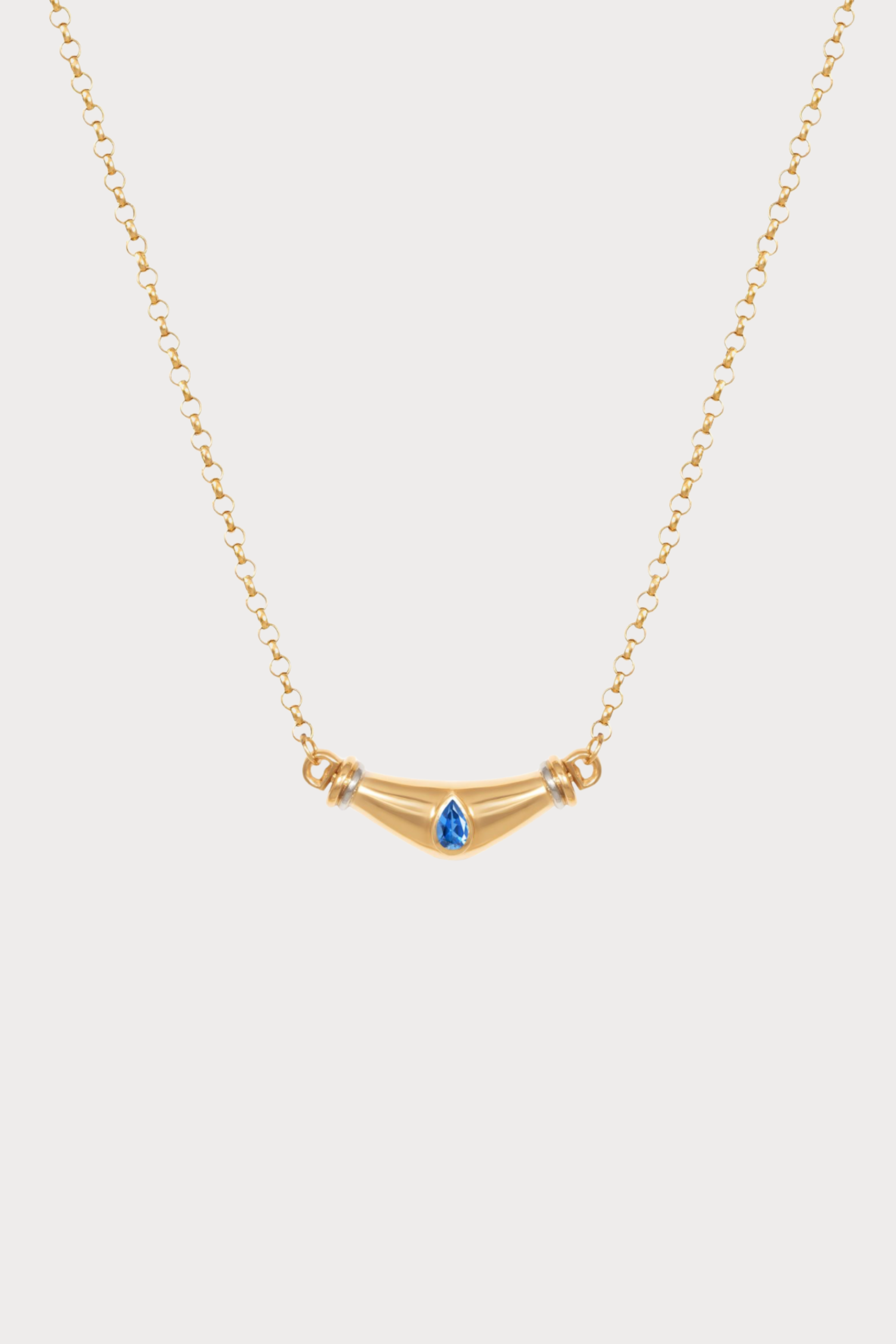 Diamond Pear Karma Necklace