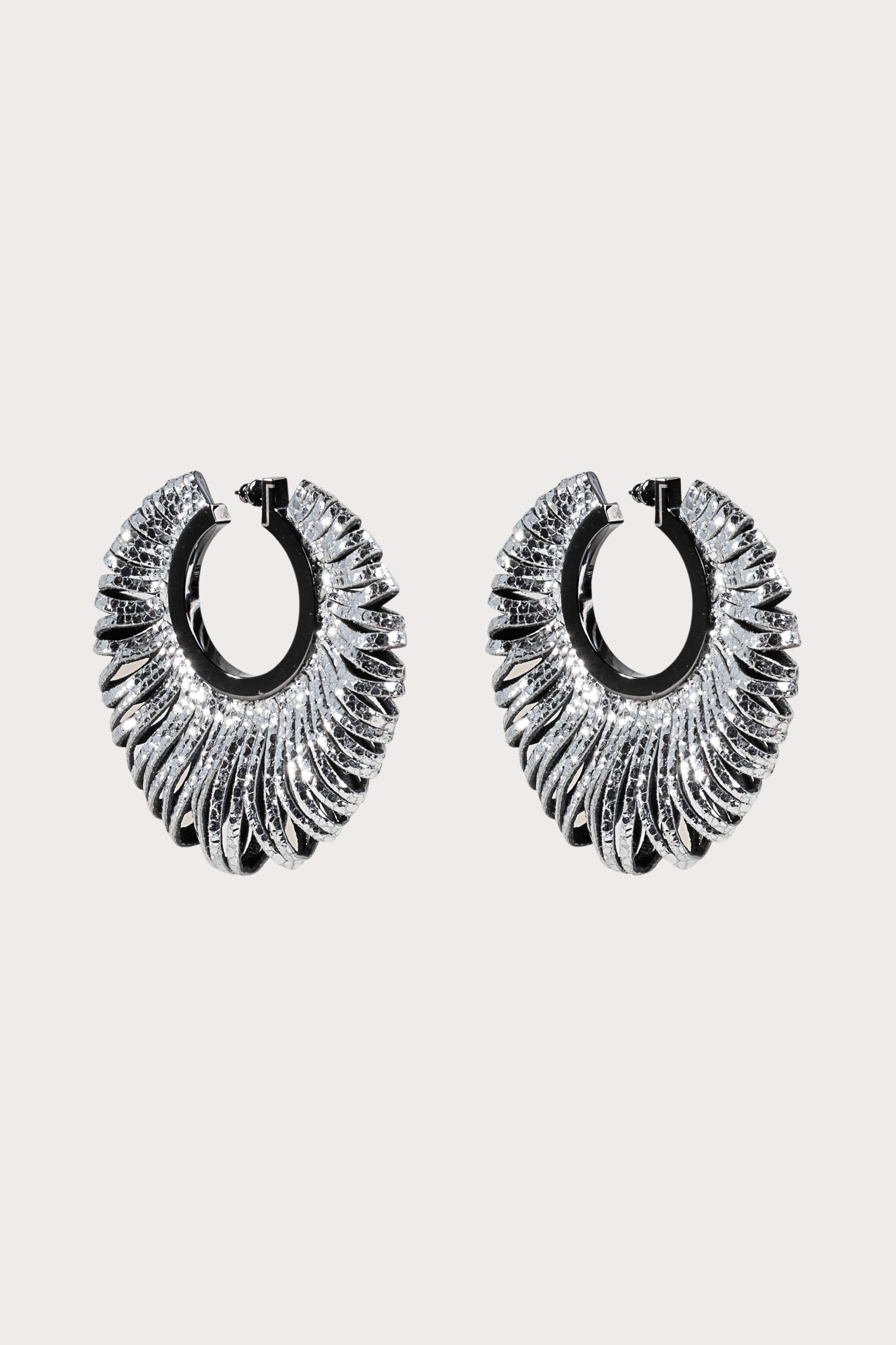 Revolve Silver Earrings