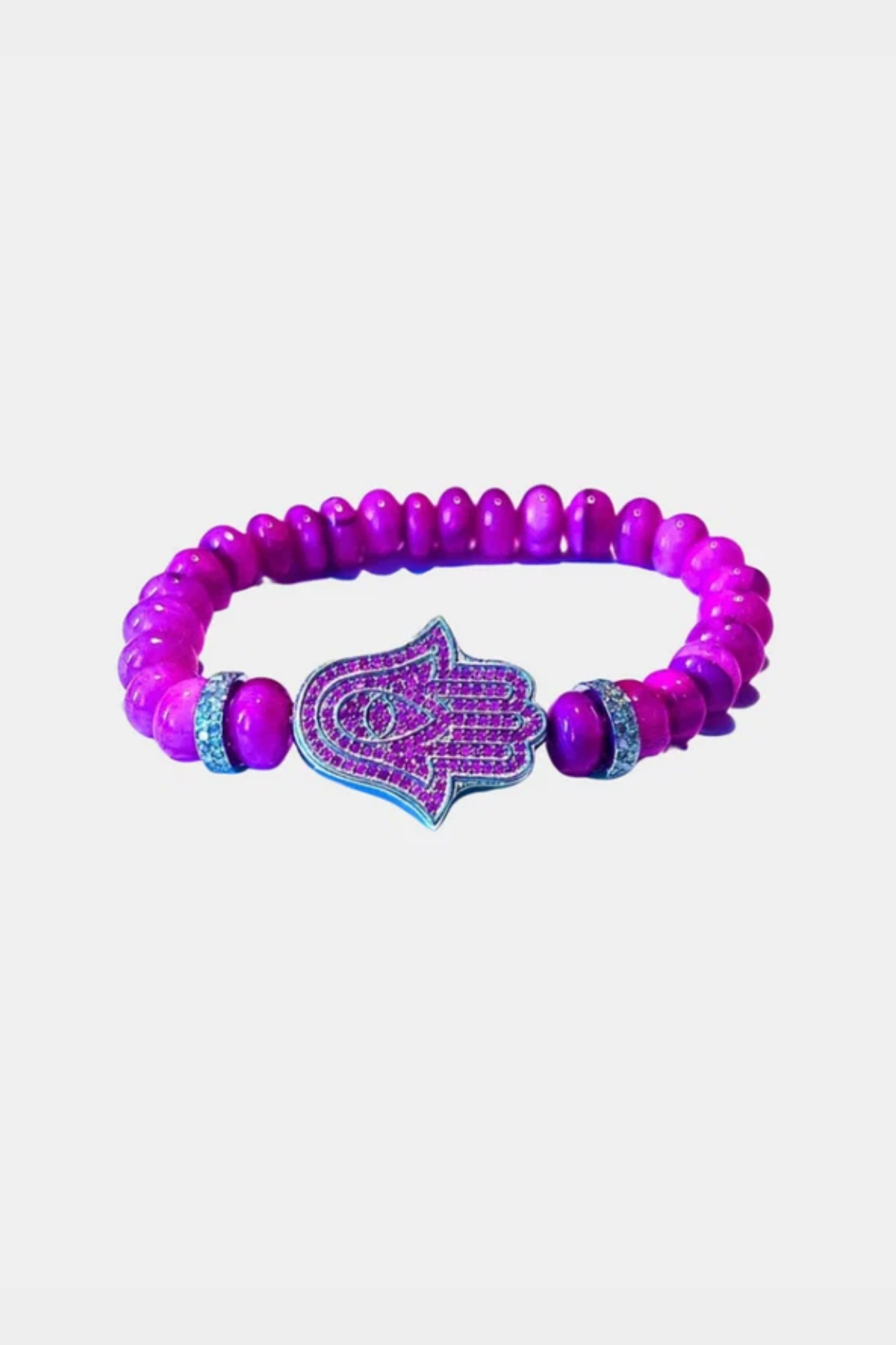 Hamsa Opal Stretch Bracelet