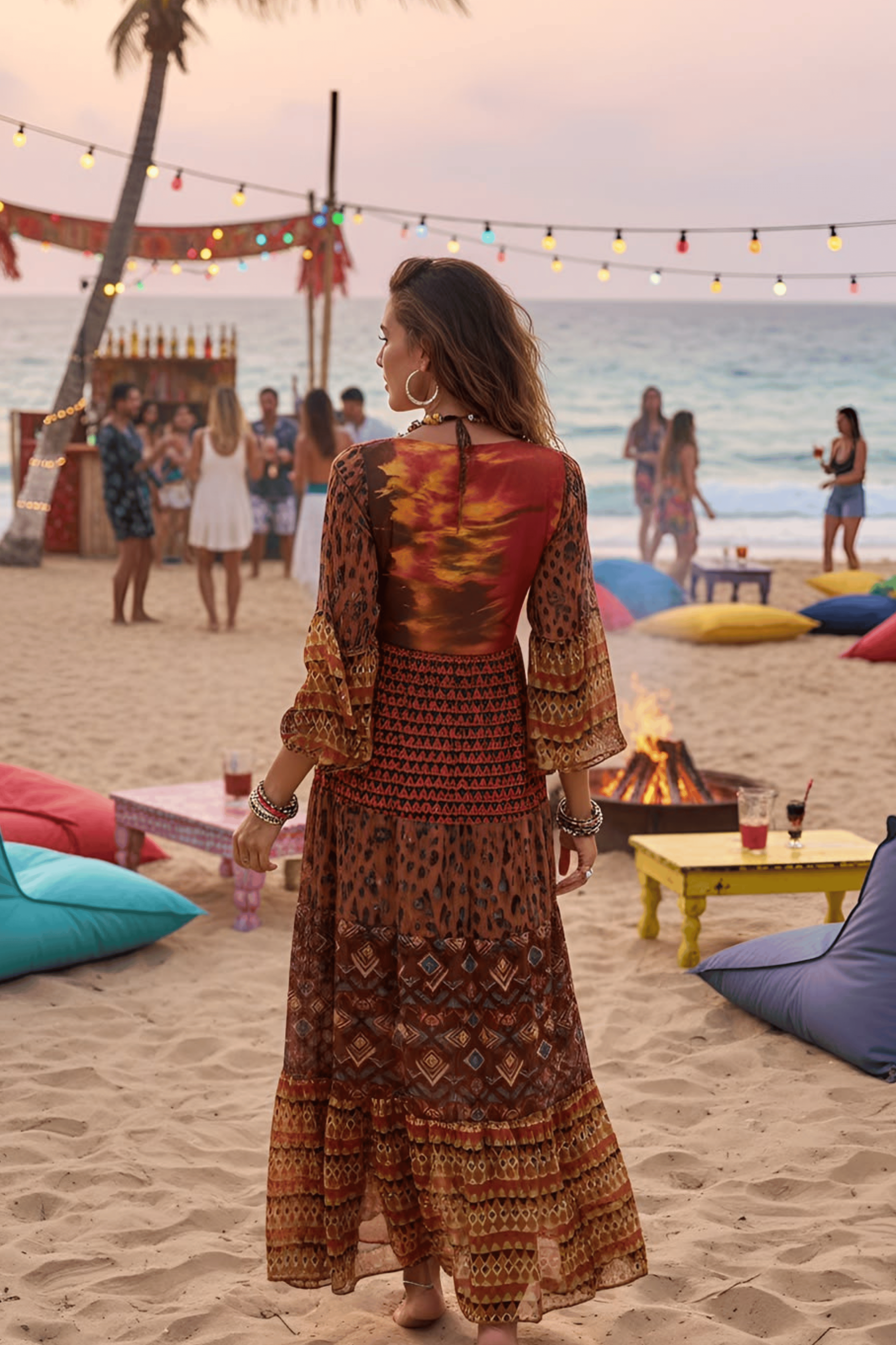Sunset Kaftaan Dress