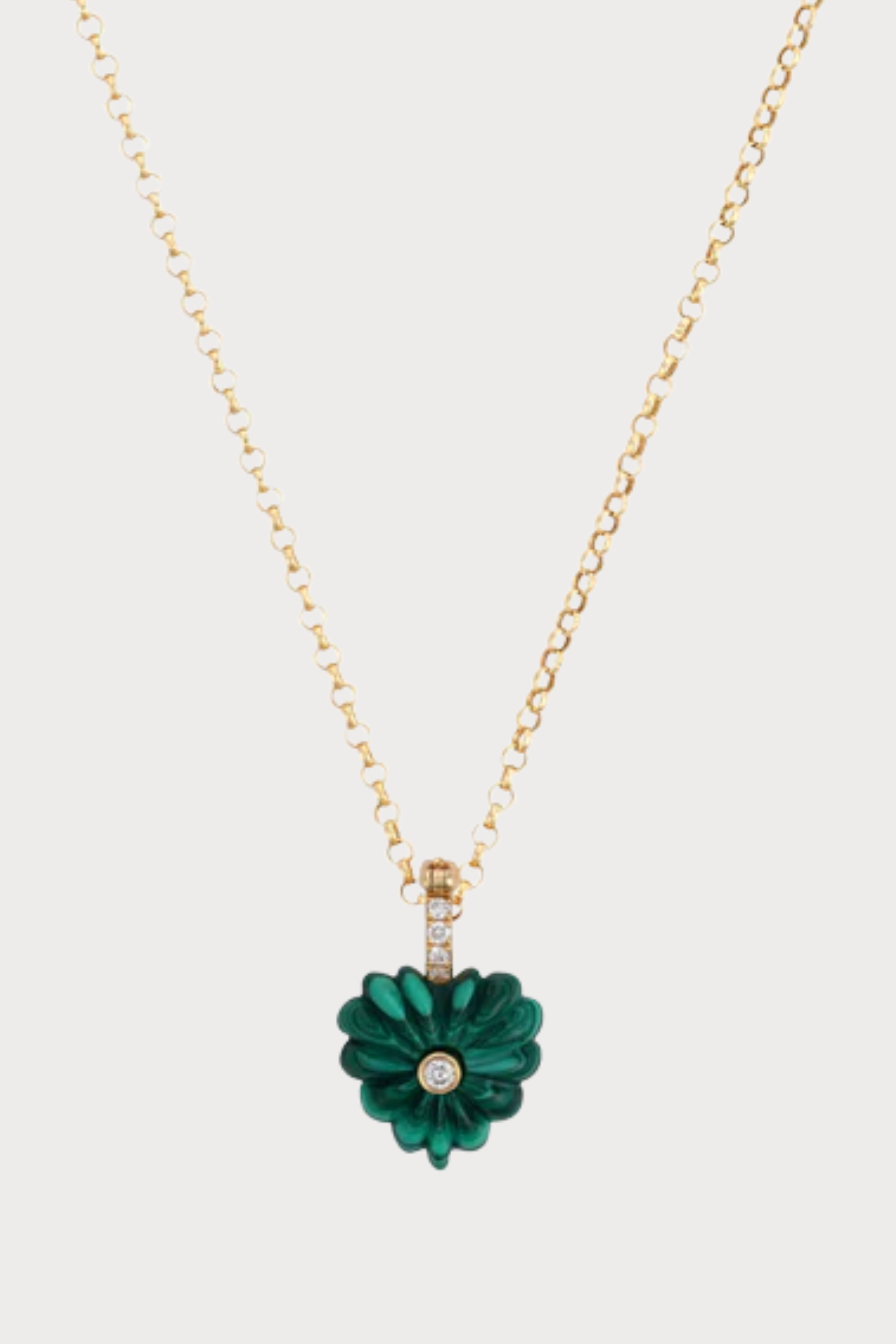 Love Pendant- Malachite