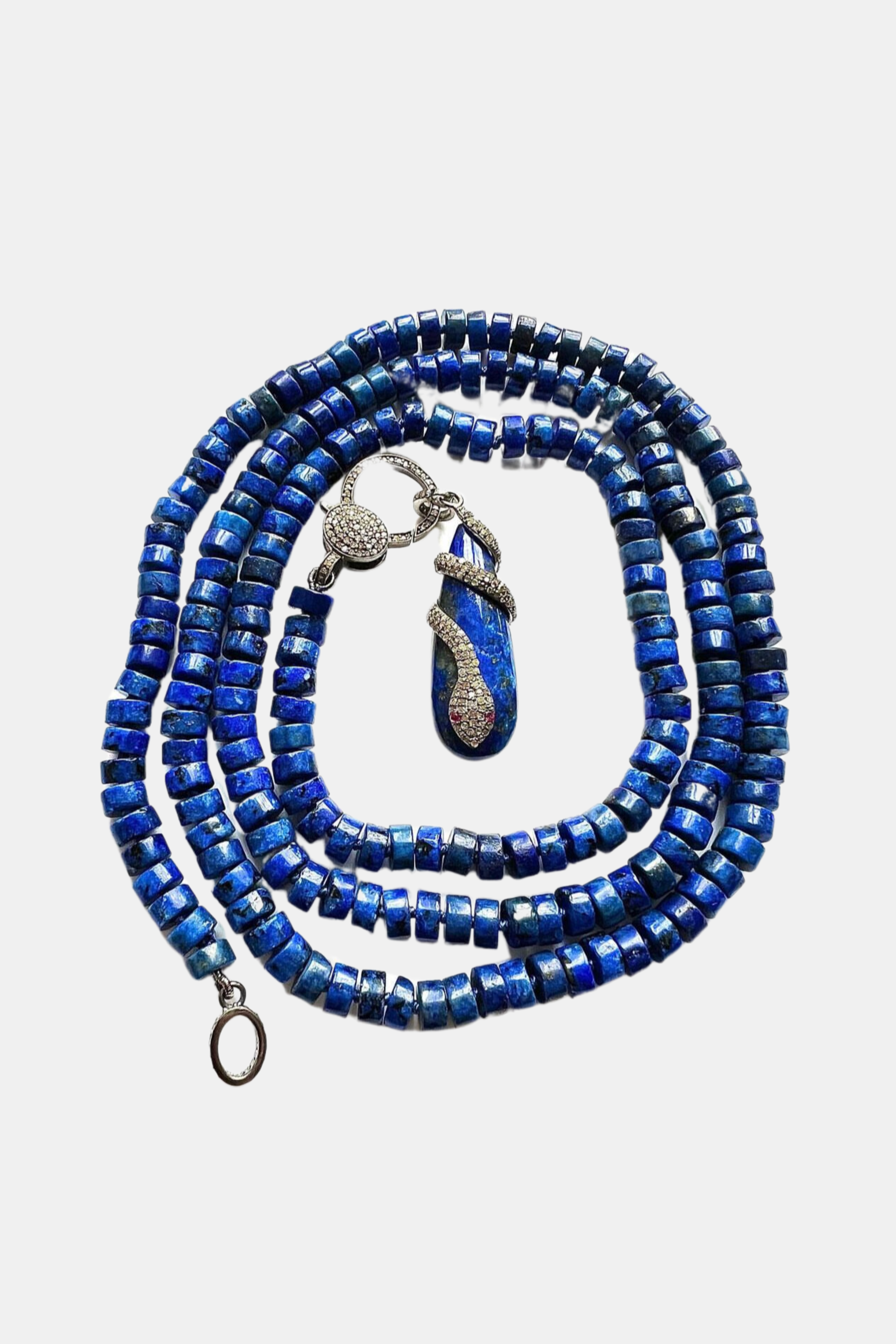 Lapis Snake Necklace