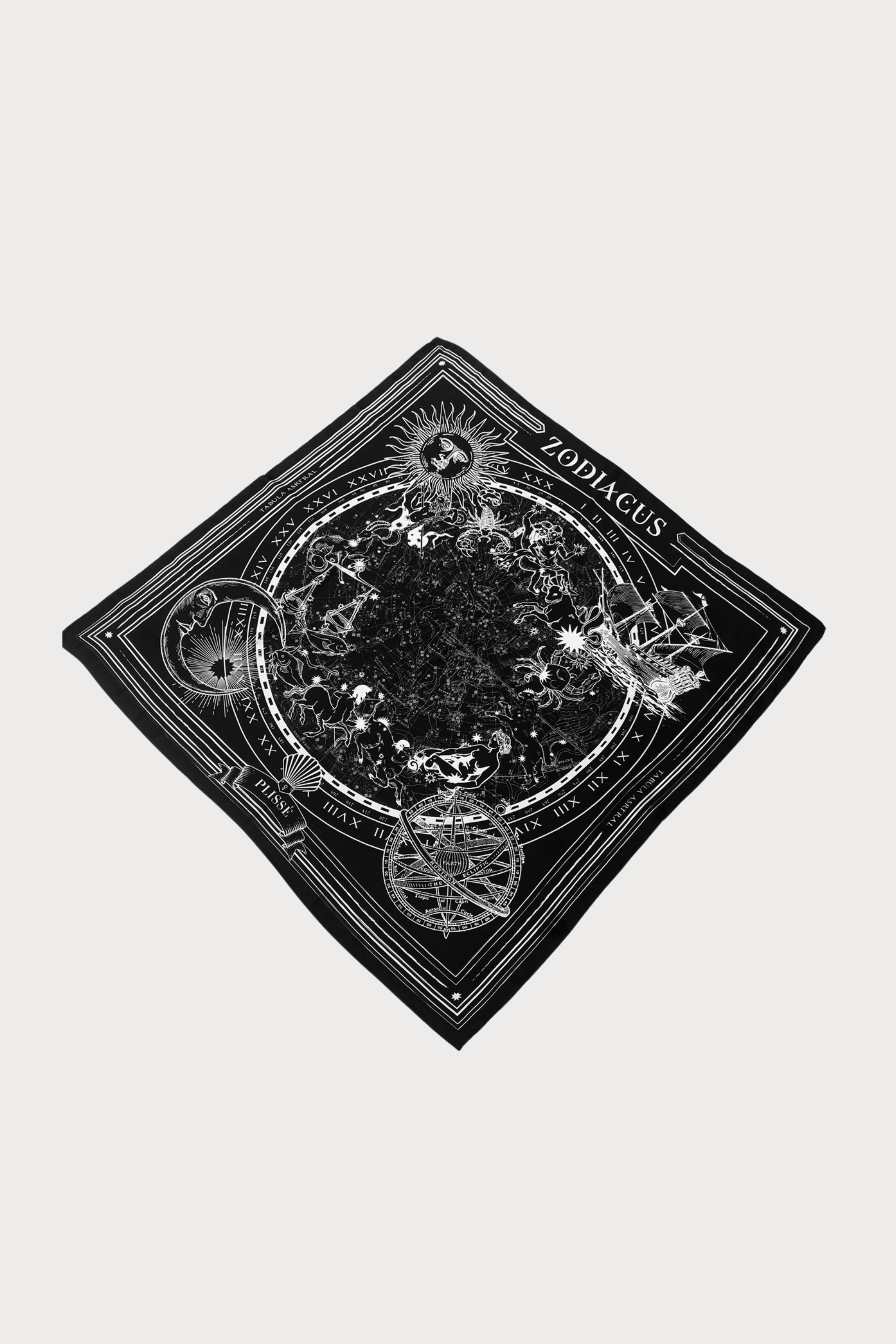 Zodiacus Scarf, Black