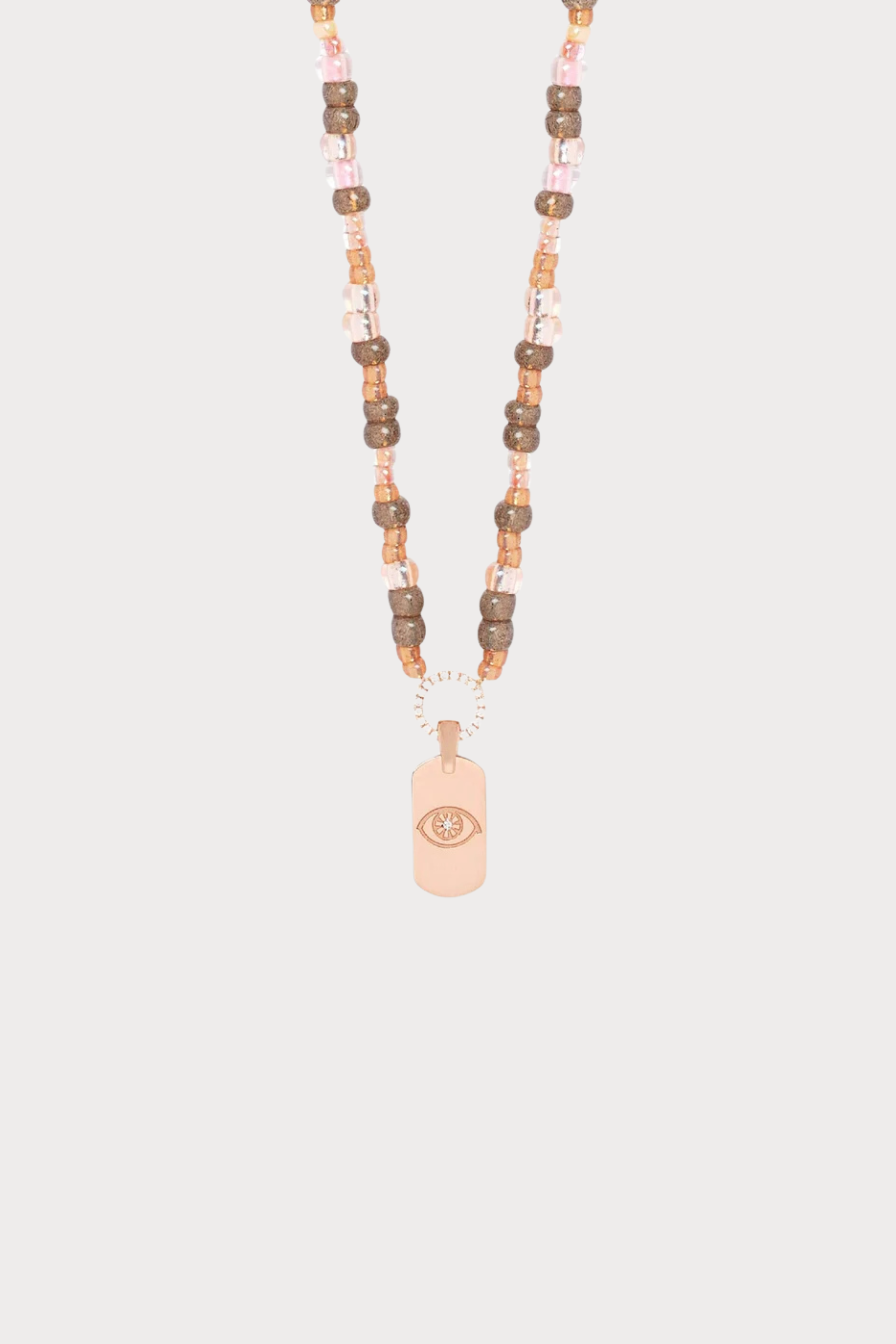 Nude Beaded Necklace