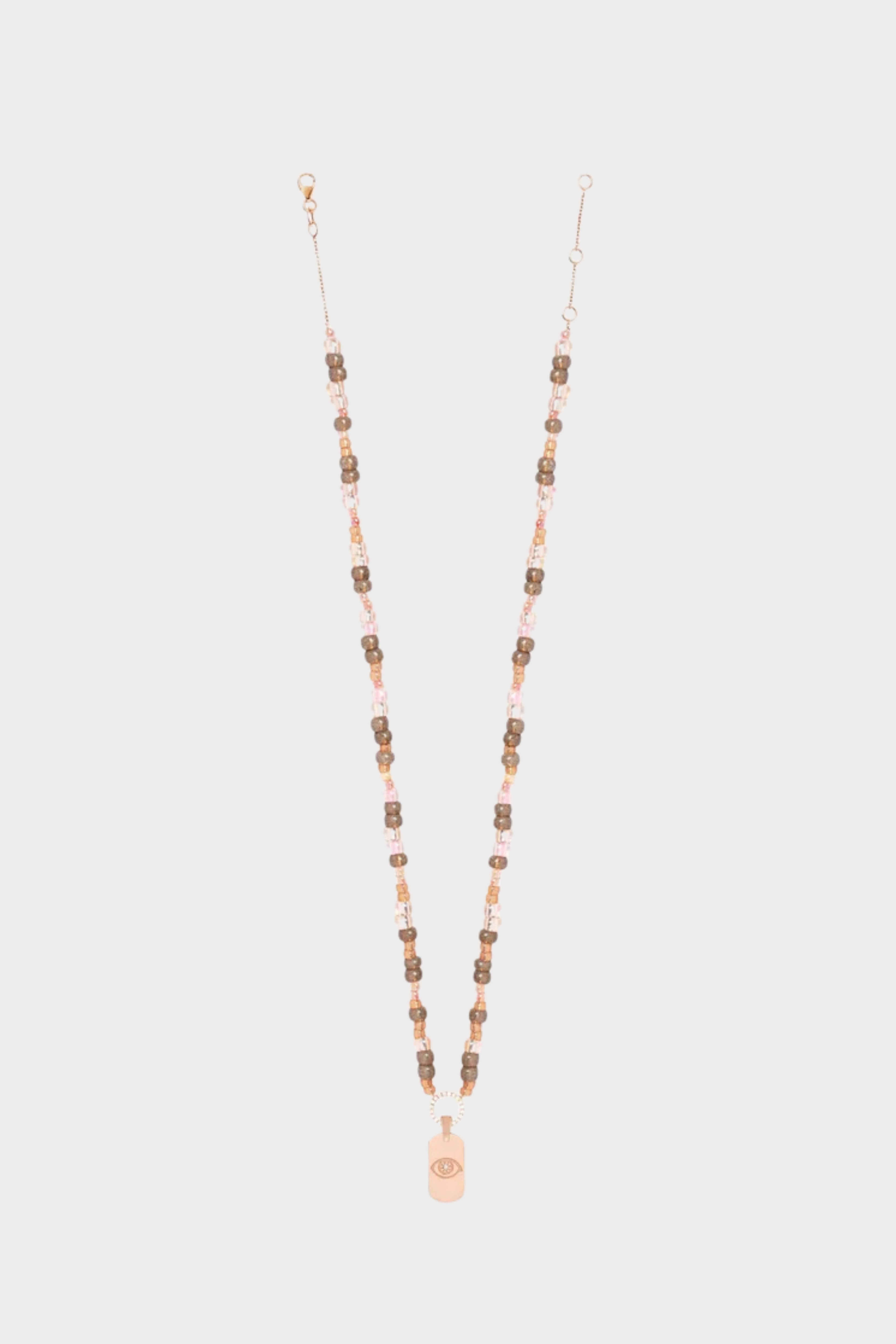 Nude Beaded Necklace