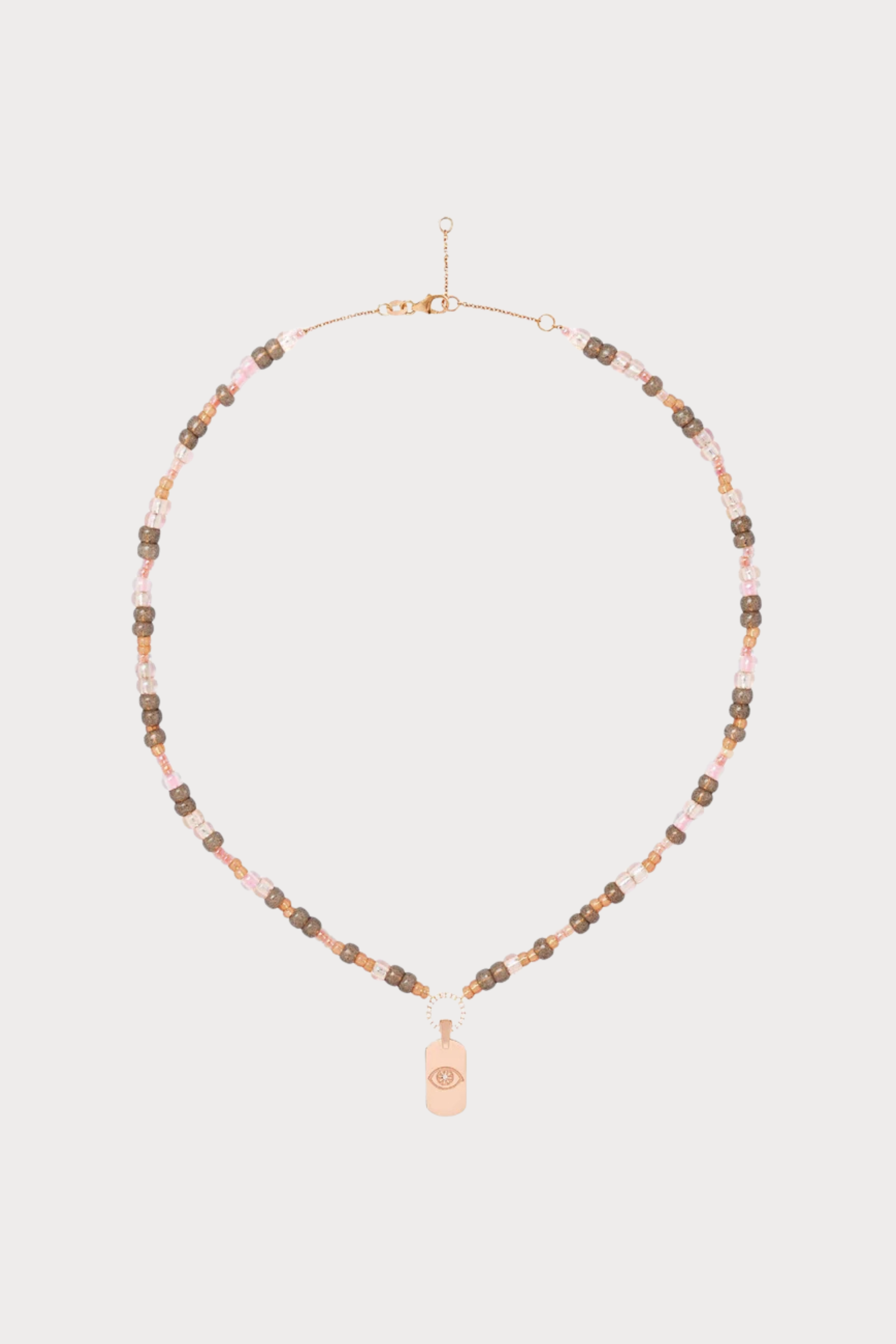 Nude Beaded Necklace