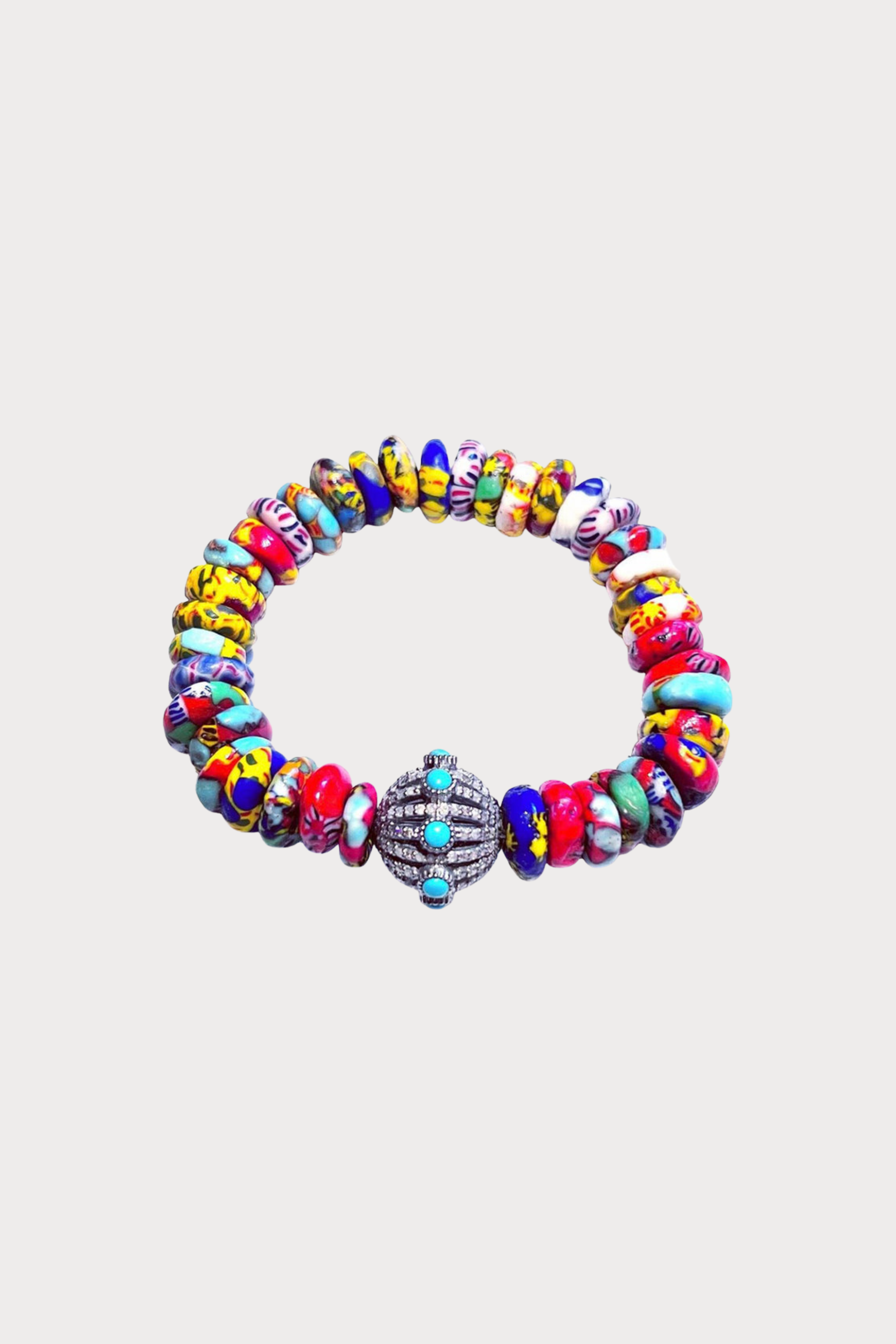 Ghana Bracelet with Double Dome Ball