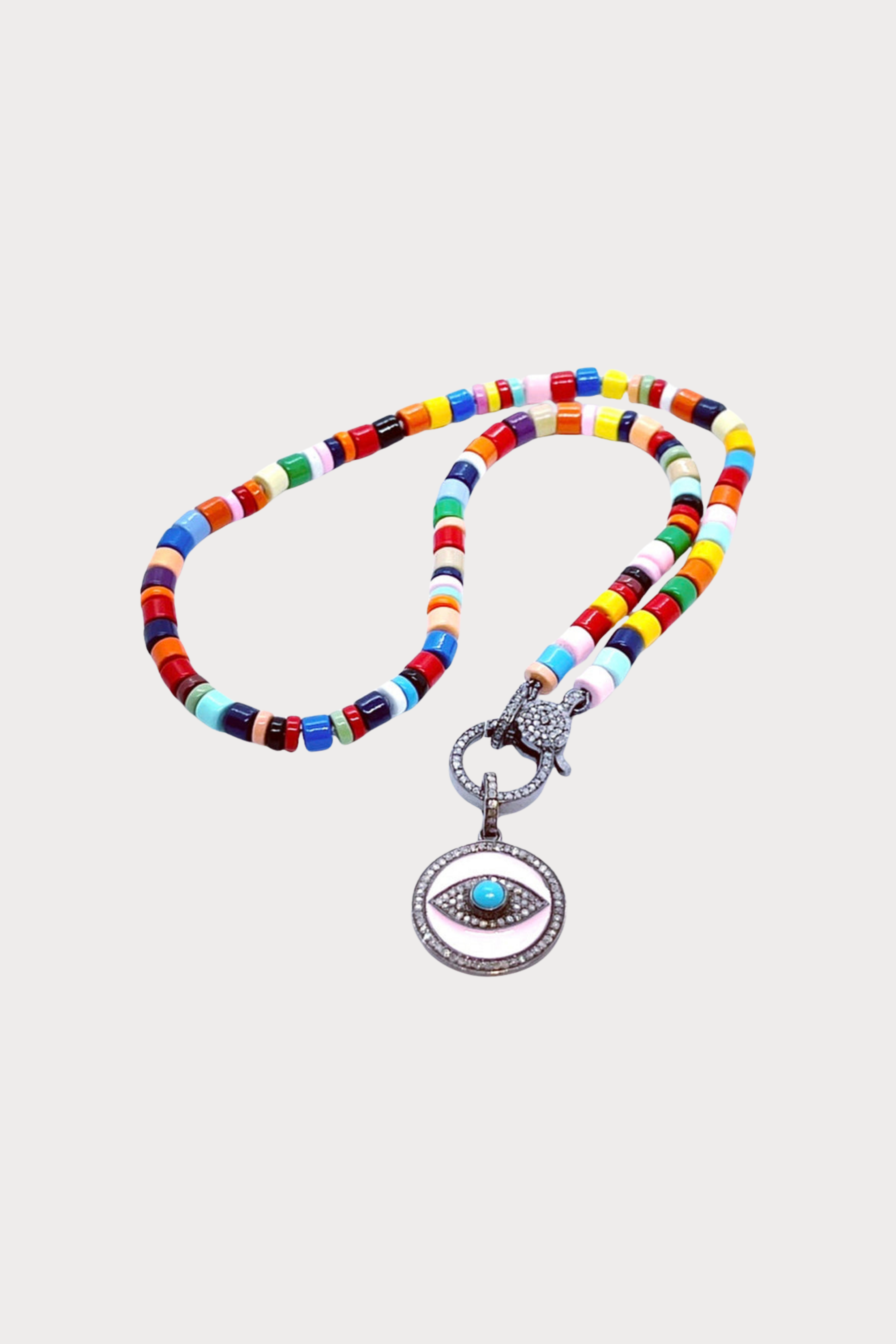 Multi Color Evil Eye Necklace