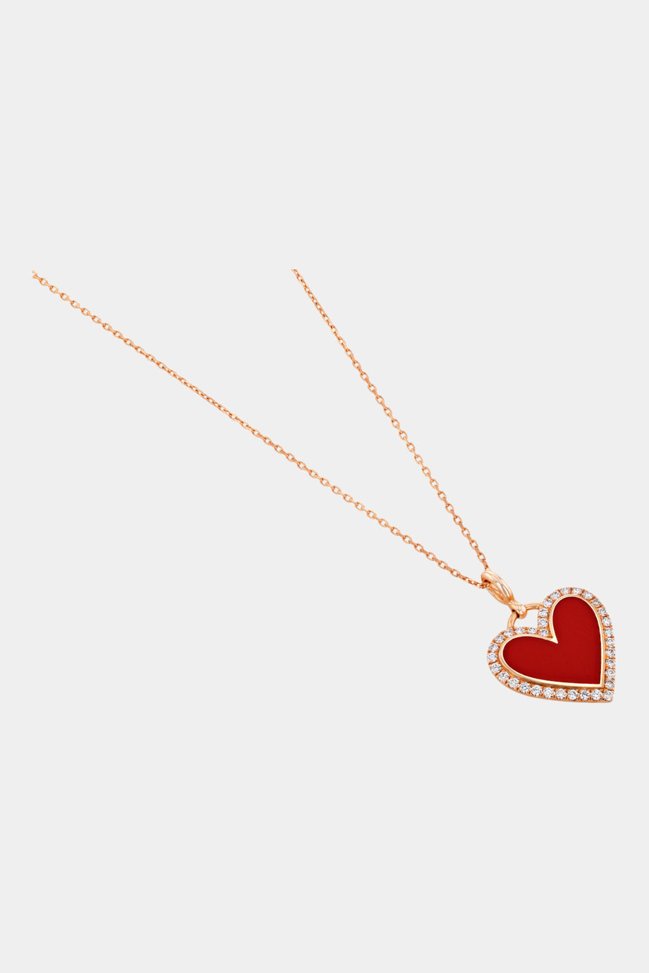 Crazy Hearts Rose Gold Pendant