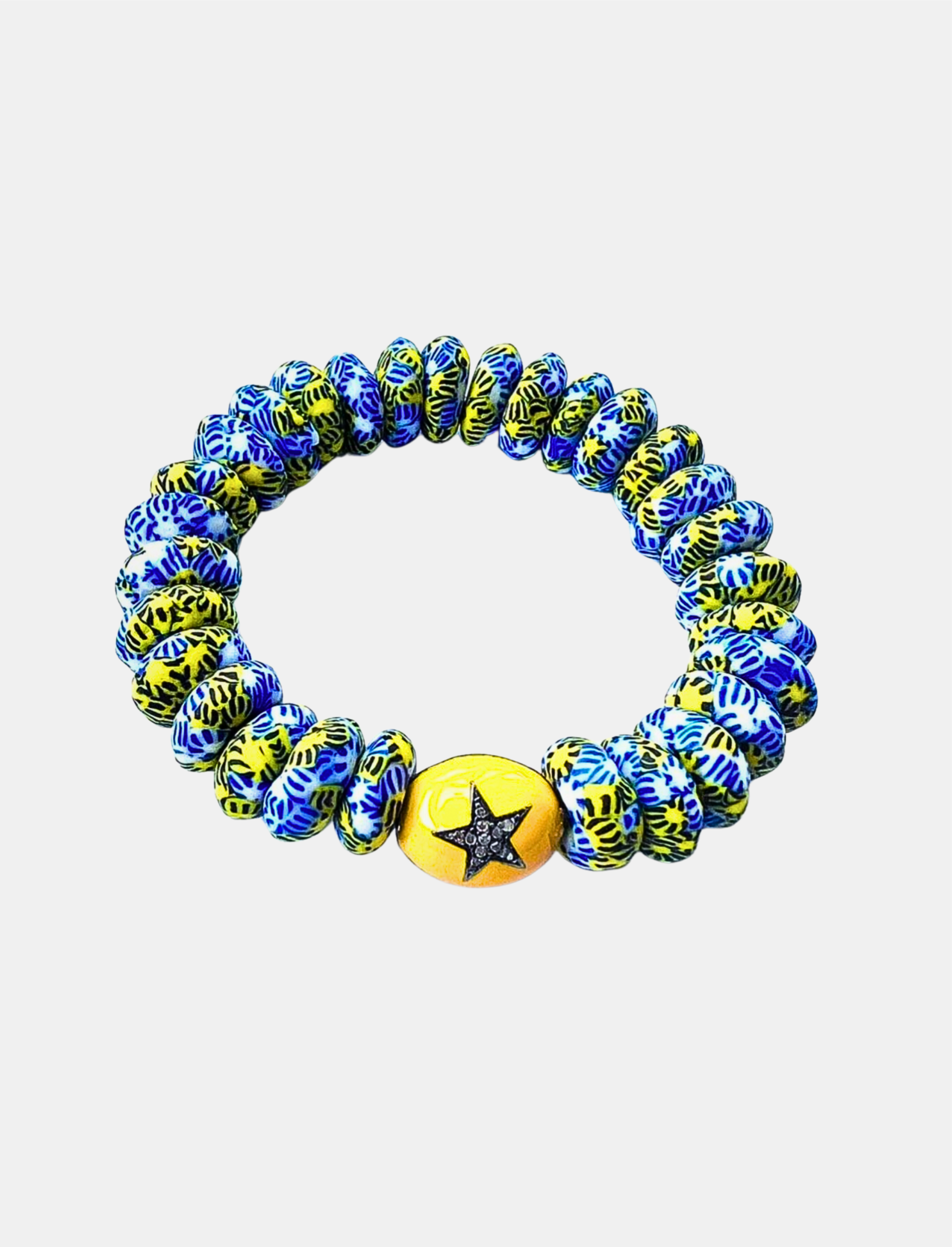 Ghana Bracelet with Yellow Star