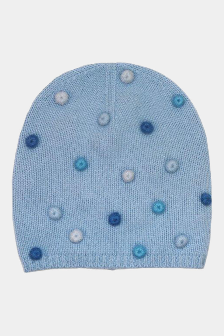 Baggy Beanie with Crochet Buttons