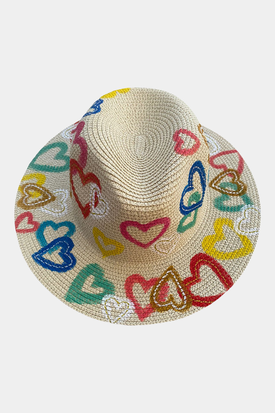 Panama Heart Hat