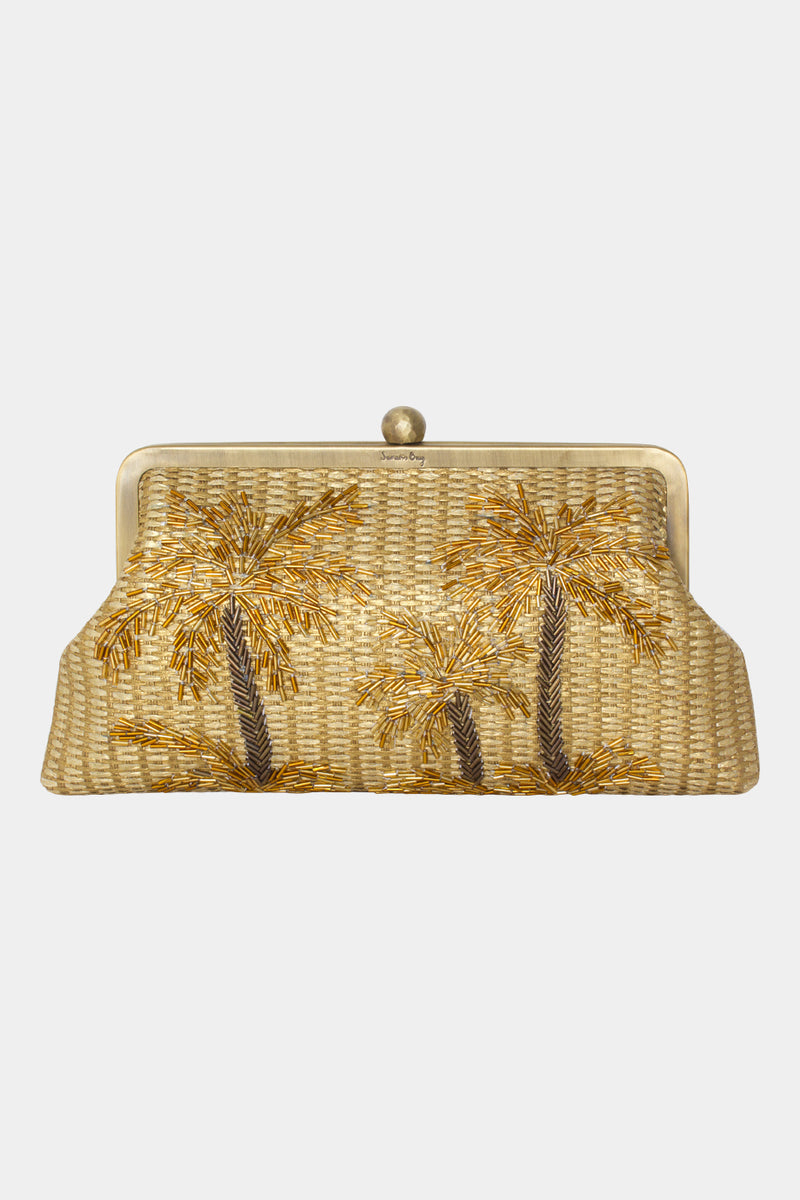 Serra Kirdar Sarah s Bag Golden oasis gold straw classic