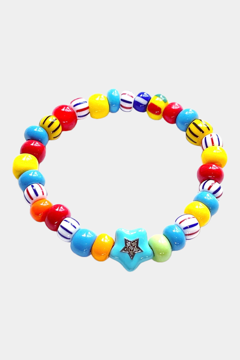 Colourful Bracelet with Enamel Star Charm