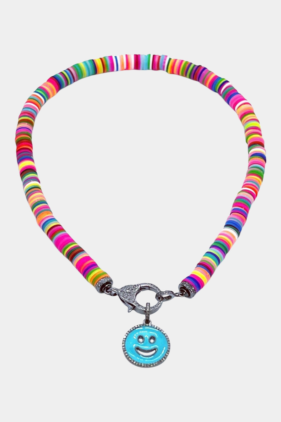 Multicoloured Smiley Necklace